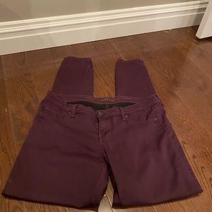 Express PURPLE Jean Legging 8